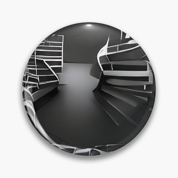 Item preview, black and white multi-directional loop stairs designed and sold by Mad-Boy.