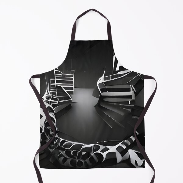 Item preview, black and white multi-directional loop stairs designed and sold by Mad-Boy.