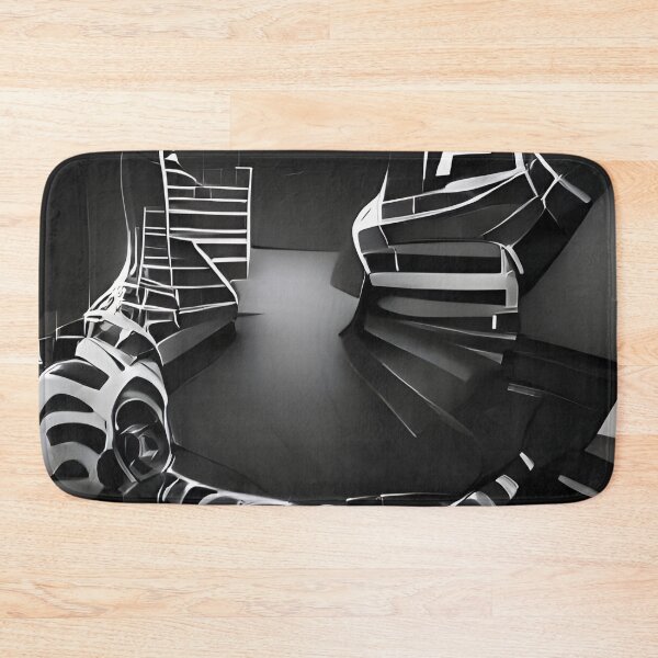 Item preview, black and white multi-directional loop stairs designed and sold by Mad-Boy.