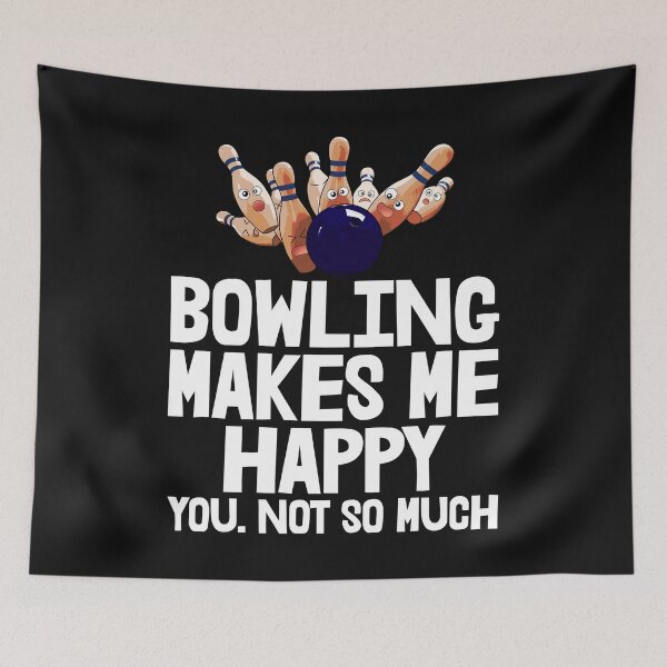 Item preview, Bowling Makes Me Happy designed and sold by Bendthetrend.