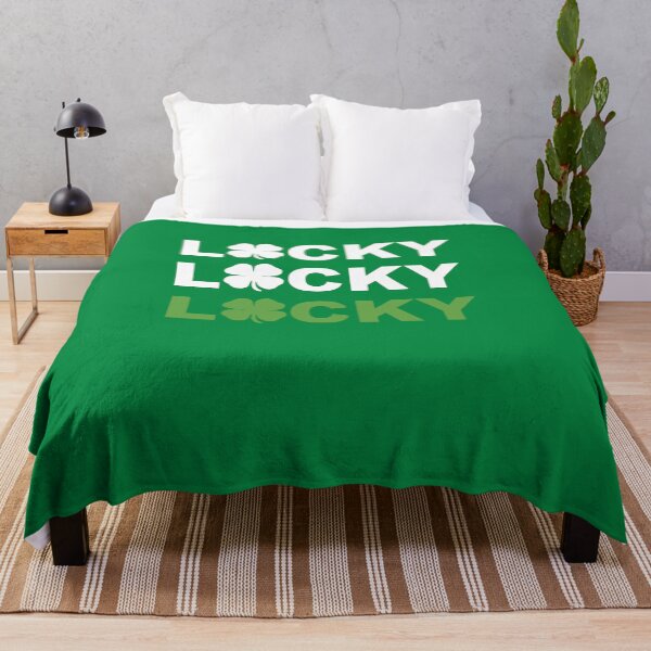 Item preview, Lucky Lucky Four Leaf Clover Green Shamrock St Patricks Day designed and sold by Spaceshipsells.