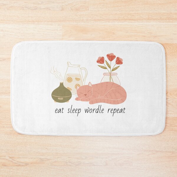 Item preview, EAT SLEEP WORDLE REPEAT designed and sold by PrixSympa.