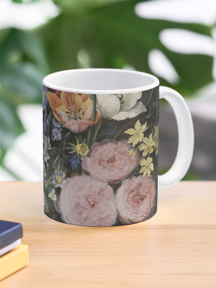 Thumbnail 1 of 6, Coffee Mug, Baroque Blooms by Bruegel 05 designed and sold by Signifier.