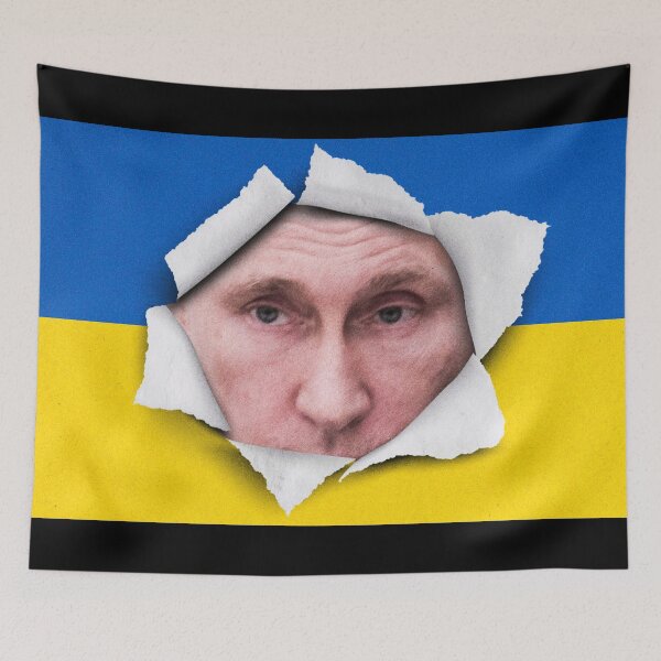 Item preview, Rusia vs Ukraine Flag War designed and sold by LisaForHim.
