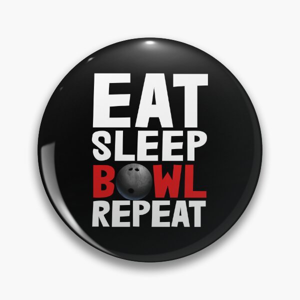 Item preview, Eat Sleep Bowl Repeat designed and sold by Bendthetrend.