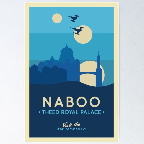 Palais royal de Naboo Theed Poster Poster
