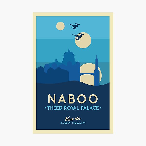 Naboo Theed Royal Palace Poster Photographic Print
