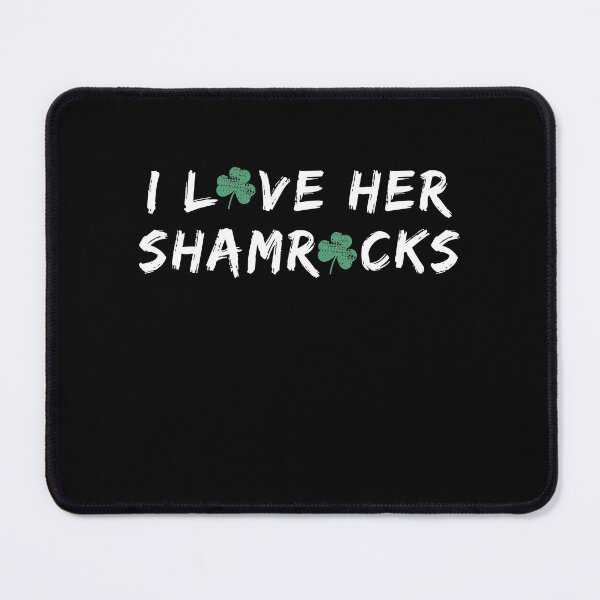 Item preview, I Love Her Shamrocks Funny St Patrick's Day Couples, Cool St. Patrick's Day Gifts Ireland designed and sold by Rachiirt.