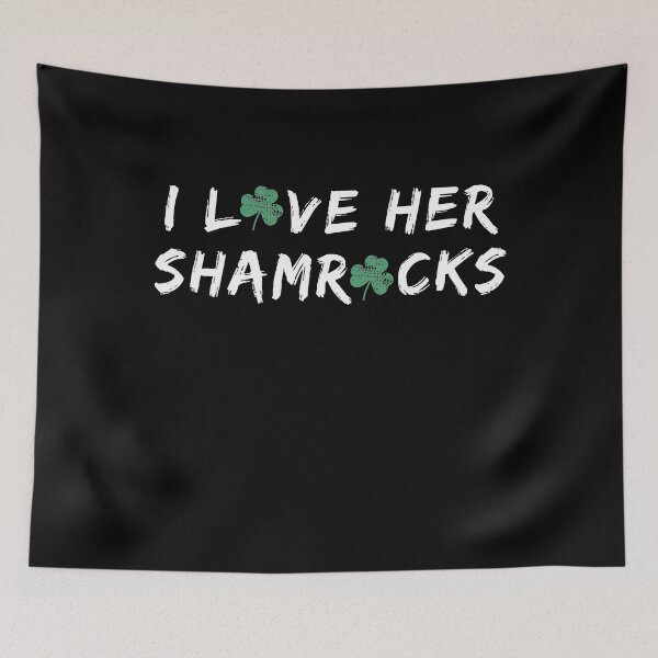 Item preview, I Love Her Shamrocks Funny St Patrick's Day Couples, Cool St. Patrick's Day Gifts Ireland designed and sold by Rachiirt.