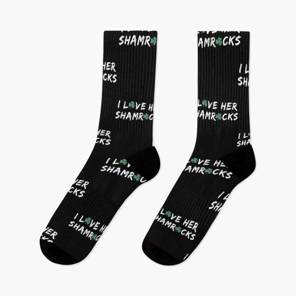 Item preview, I Love Her Shamrocks Funny St Patrick's Day Couples, Cool St. Patrick's Day Gifts Ireland designed and sold by Rachiirt.