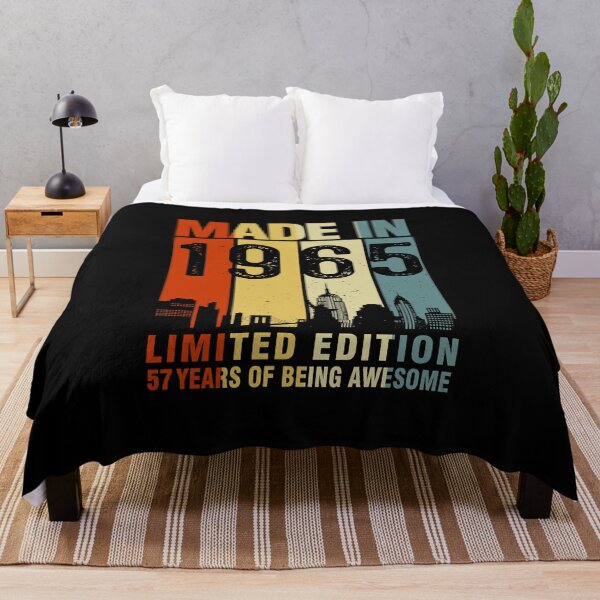 Item preview, Made In 1965 Limited Edition 57 Years Of Being Awesome 57th Birthday designed and sold by AraJordeStore.