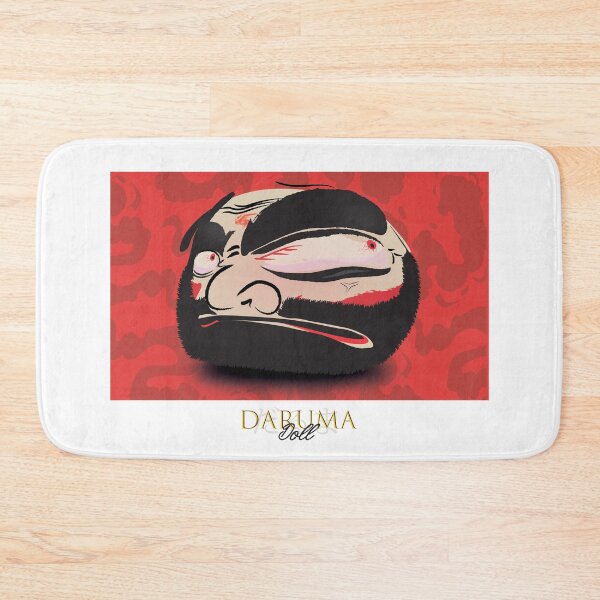 Item preview, Daruma Doll (達磨), Japanese Illustration, Traditional Talisman #01 designed and sold by Printyourspirit.
