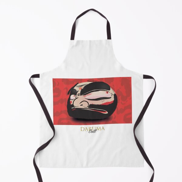 Item preview, Daruma Doll (達磨), Japanese Illustration, Traditional Talisman #01 designed and sold by Printyourspirit.
