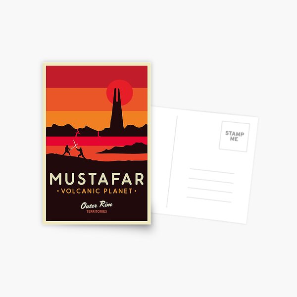 Item preview, Mustafar: Volcanic Planet Poster designed and sold by magrodanny.