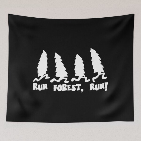Item preview, Run Forest Run Funny Hiking I Love Nature Wanderlust designed and sold by christinecather.