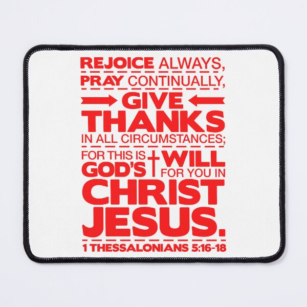 Item preview, 1 Thessalonians 5:16-18 Rejoice Always designed and sold by plushism.