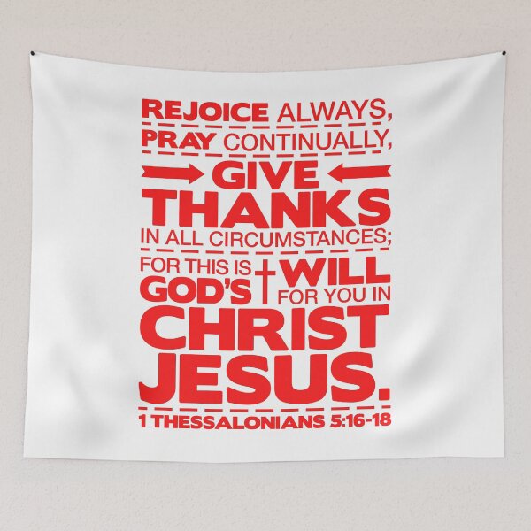Item preview, 1 Thessalonians 5:16-18 Rejoice Always designed and sold by plushism.