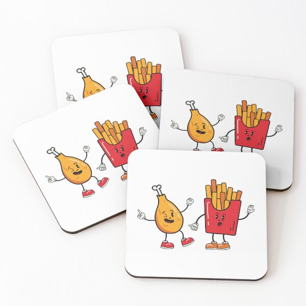 Item preview, Cute Drumstick and Fries designed and sold by MoaaStore.