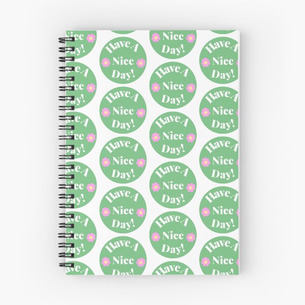 Item preview, Have a Nice Day Pastel Green & Pink designed and sold by lazyjuliet.