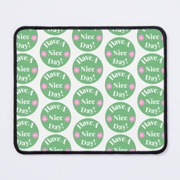 Item preview, Have a Nice Day Pastel Green & Pink designed and sold by lazyjuliet.