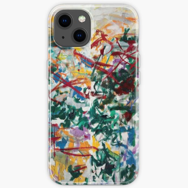 Joan Mitchell Art Classic Patting Colorful  iPhone Soft Case