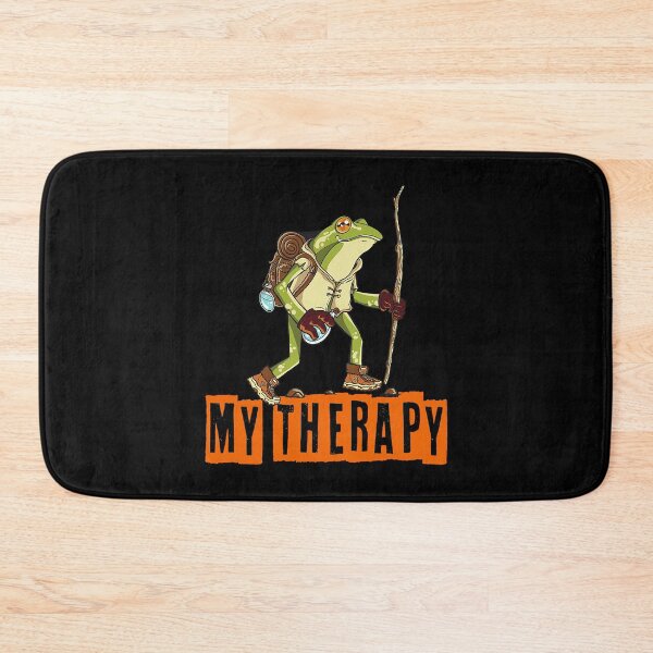 Item preview, My therapy Hiking - Funny Frog designed and sold by christinecather.