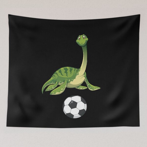 Artikelvorschau, Dinosaurier, der Fußball spielt, lustiger guter Dinosaurier-Fußball-Liebhaber-niedlicher grüner Fußball-Entwurf entworfen und verkauft von pedrored369.