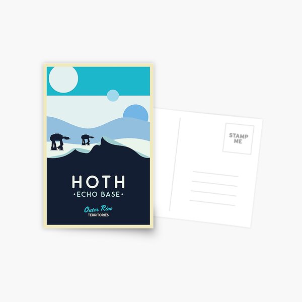 Hoth Echo Base Poster Postcard