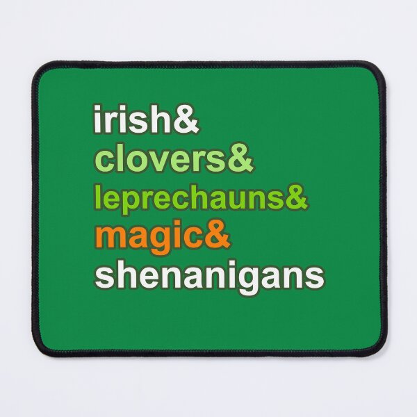 Item preview, Irish Clovers Leprechauns Magic Shenanigans St Patrick's Day designed and sold by Spaceshipsells.