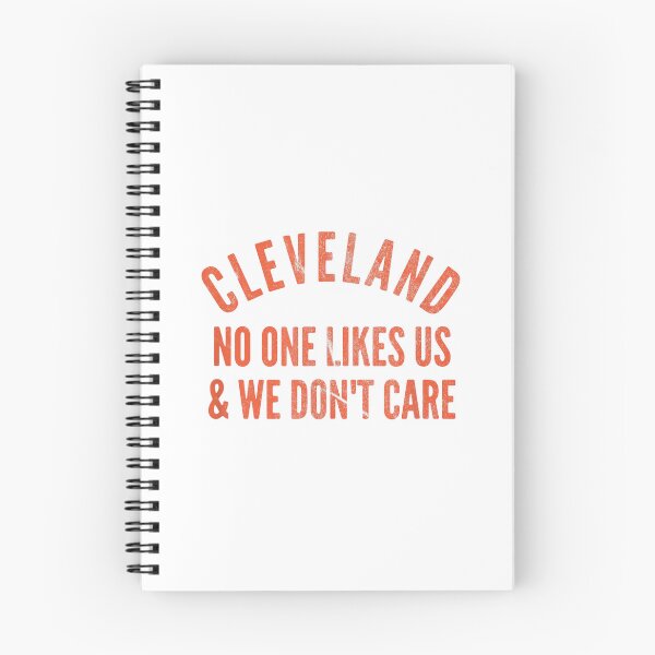 Item preview, Cleveland No One Likes Us Orange on Brown designed and sold by blackcowgirls.