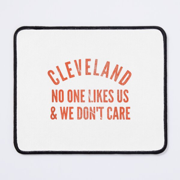 Item preview, Cleveland No One Likes Us Orange on Brown designed and sold by blackcowgirls.