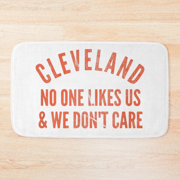 Item preview, Cleveland No One Likes Us Orange on Brown designed and sold by blackcowgirls.