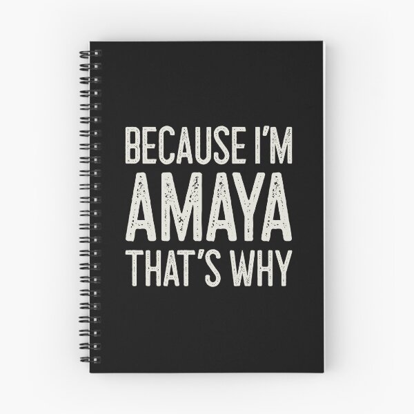 Item preview, Because I’m Amaya That’s Why Funny Personalized Name designed and sold by MariosNydras.