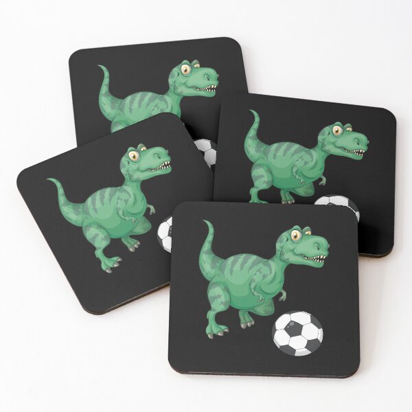 Item preview, Dinosaur Playing Soccer ,Funny Good Dinosaur Soccer Lovers Green Football Design designed and sold by pedrored369.