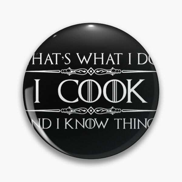 Item preview, Chef Cook Gifts I Cook I Know Things Funny Cooking designed and sold by blackcowgirls.