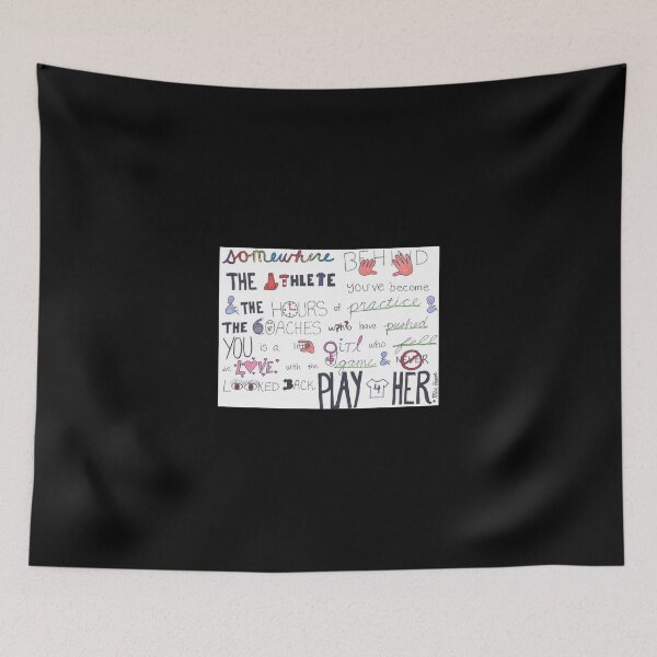 Item preview, Mia Hamm Quote Art Sticker designed and sold by mercedesfr47.