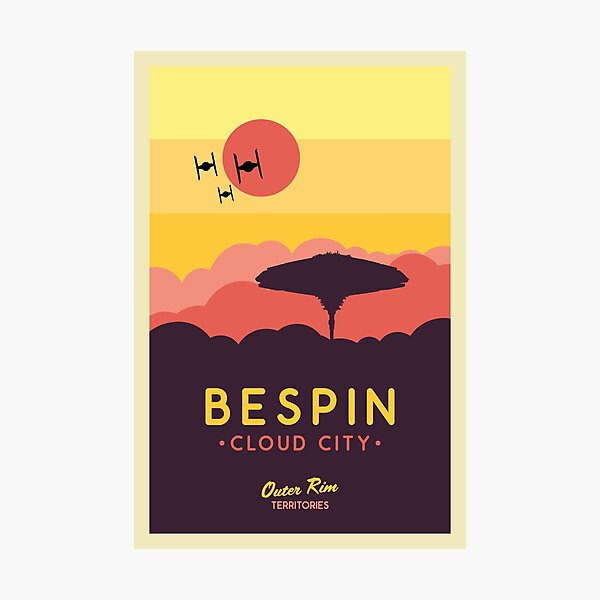 Bespin, Cloud City Poster Photographic Print
