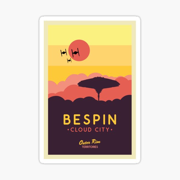 Item preview, Bespin, Cloud City Poster designed and sold by magrodanny.