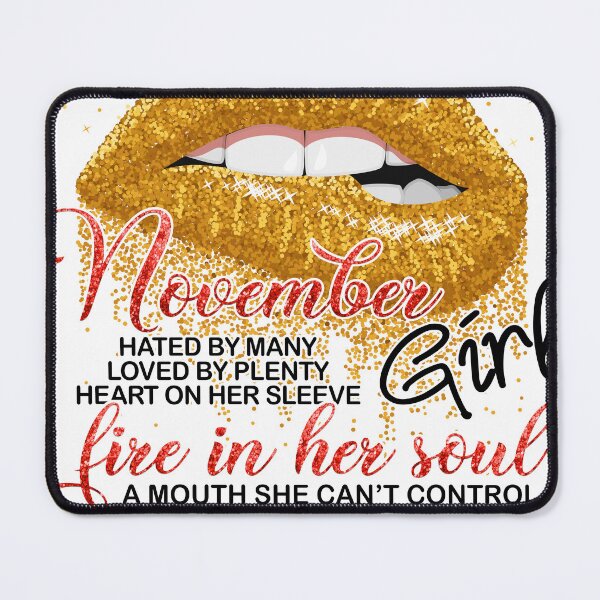 Item preview, November Girl Fire Soul Hated Love Heart Sleeve Mount Can't Control designed and sold by Master Jay.
