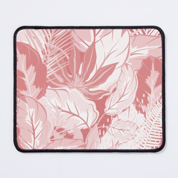 Item preview, Amazonian Tropical Palm Leaves in Pink and White designed and sold by meggydesigns.