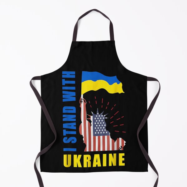 Item preview, America for Ukraine - Proud Ukrainian American Flag designed and sold by LisaForHim.
