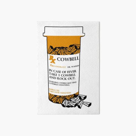 Artikel-Vorschau von Rezept für Cowbell (umrandet), designt und verkauft von baconninjas.