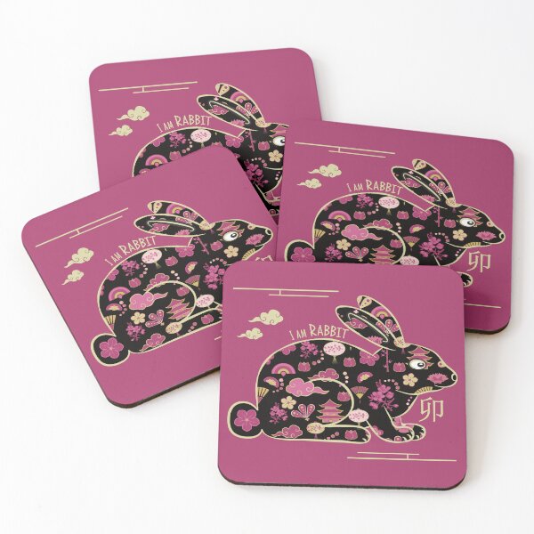 Item preview, RABBIT - Chinese Zodiac Animal, Astrology Sign, Year of the Hare designed and sold by CattDesigns.