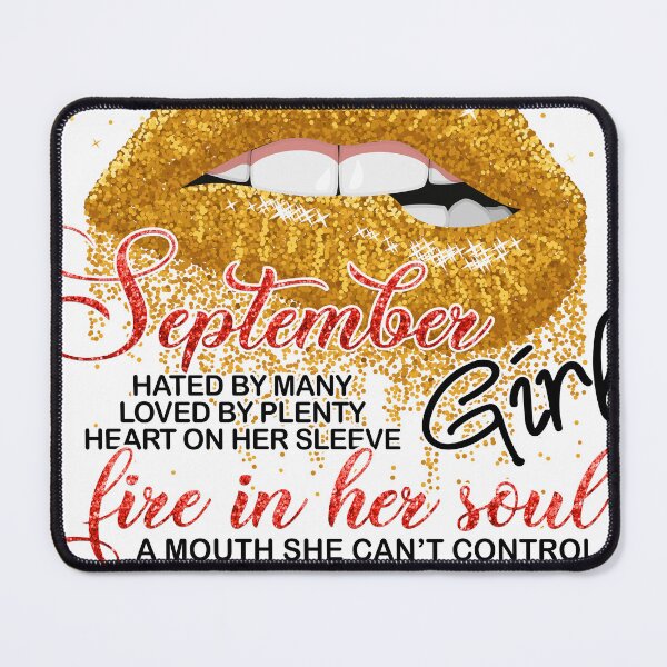 Item preview, September Girl Fire Soul Hated Love Heart Sleeve Mount Can't Control designed and sold by Master Jay.