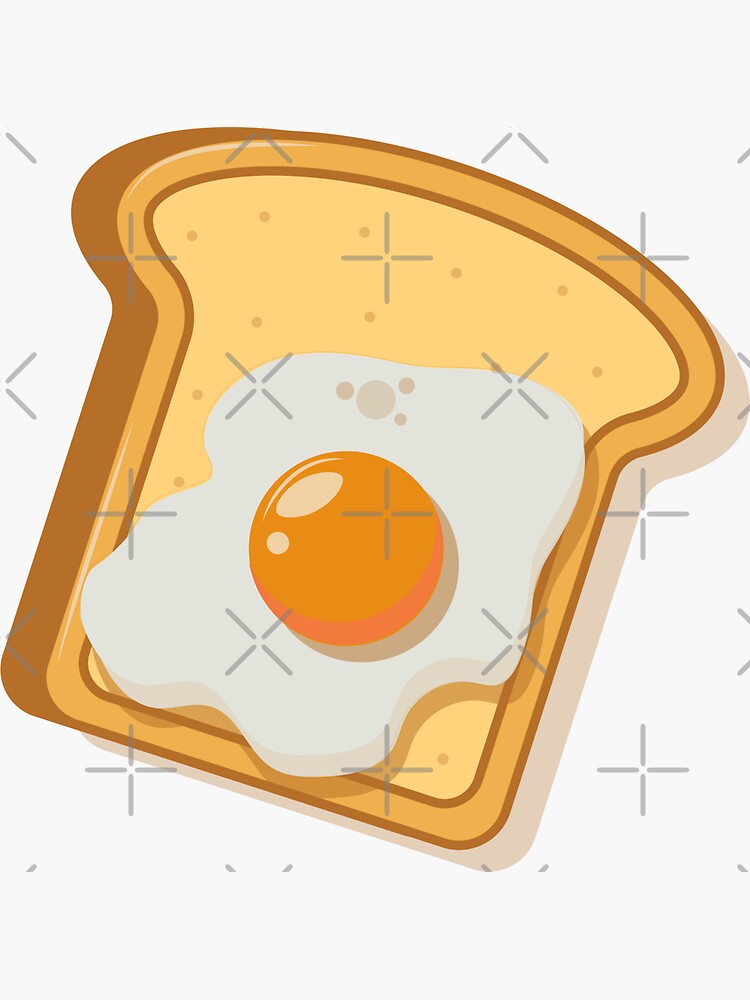 Free: Fried egg sandwich png sticker