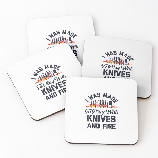 Item preview, Chef I Was Made To Play With Knives And Fire Funny Cooking designed and sold by blackcowgirls.