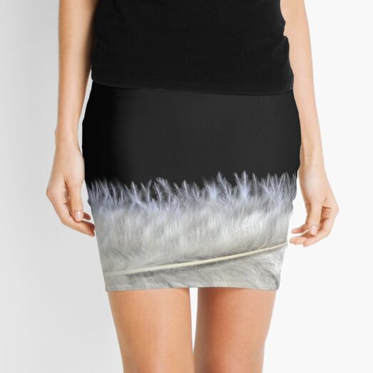 Feather Mini Skirt