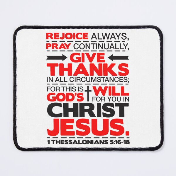 Item preview, 1 Thessalonians 5:16-18 Rejoice Always designed and sold by plushism.