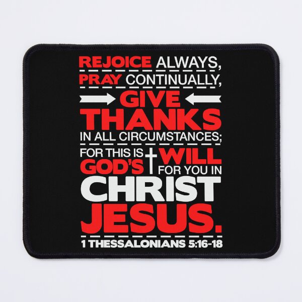 Item preview, 1 Thessalonians 5:16-18 Rejoice Always designed and sold by plushism.