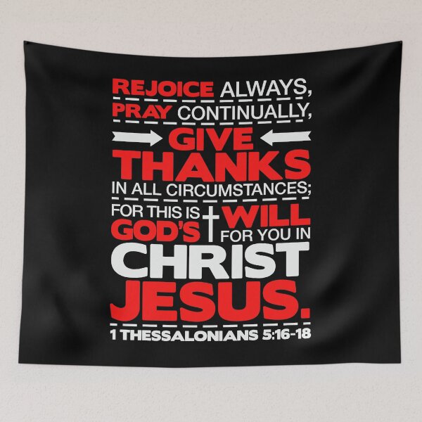 Item preview, 1 Thessalonians 5:16-18 Rejoice Always designed and sold by plushism.